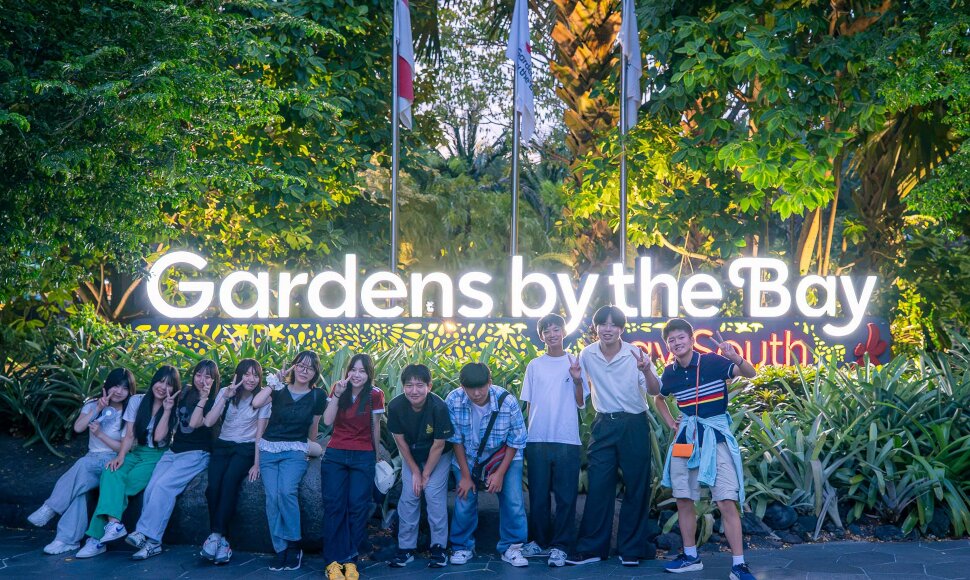 Gardens by the Bayでの集合写真